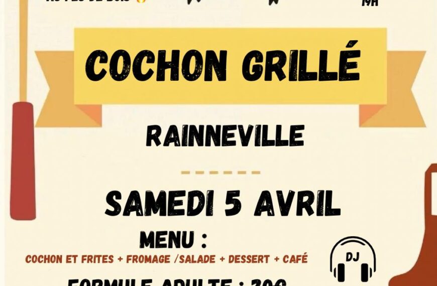 Soirée Cochon grillé – Samedi 5 avril