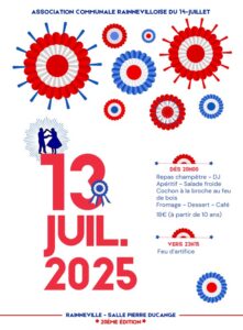 Lire la suite à propos de l’article Soirée du 14-Juillet – Dimanche 13 Juillet