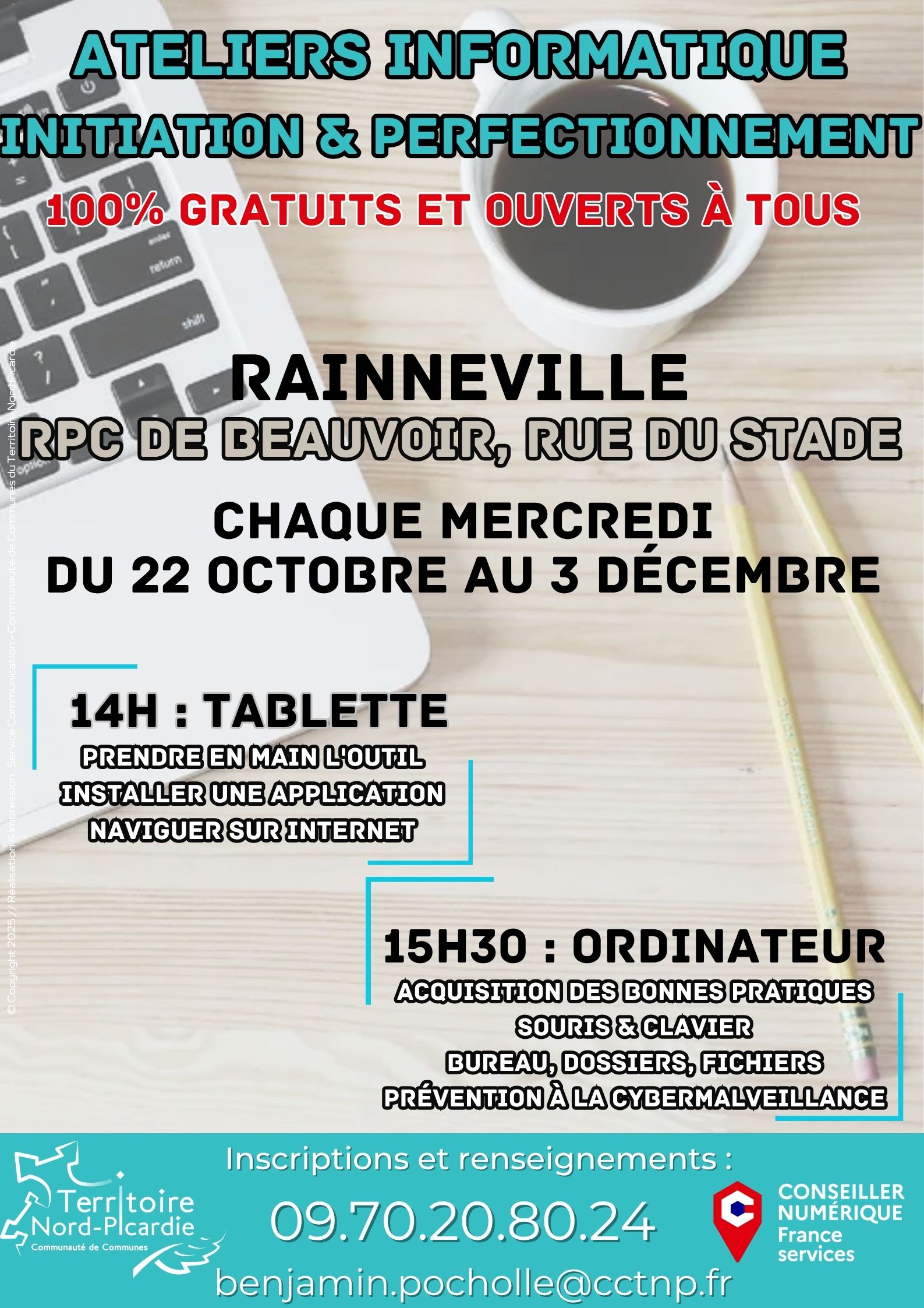 You are currently viewing Atelier Informatique – Octobre à Décembre 2025
