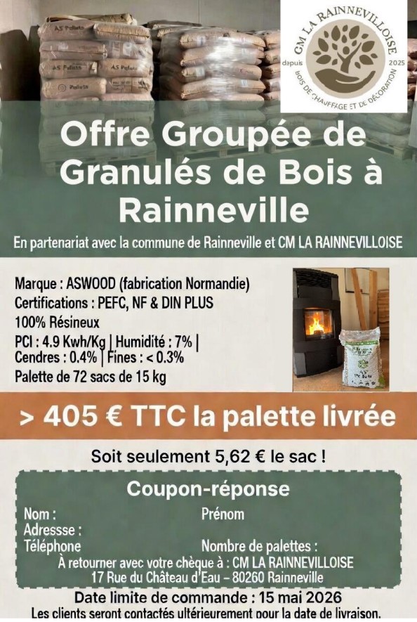 You are currently viewing Achat groupé de granulés de bois